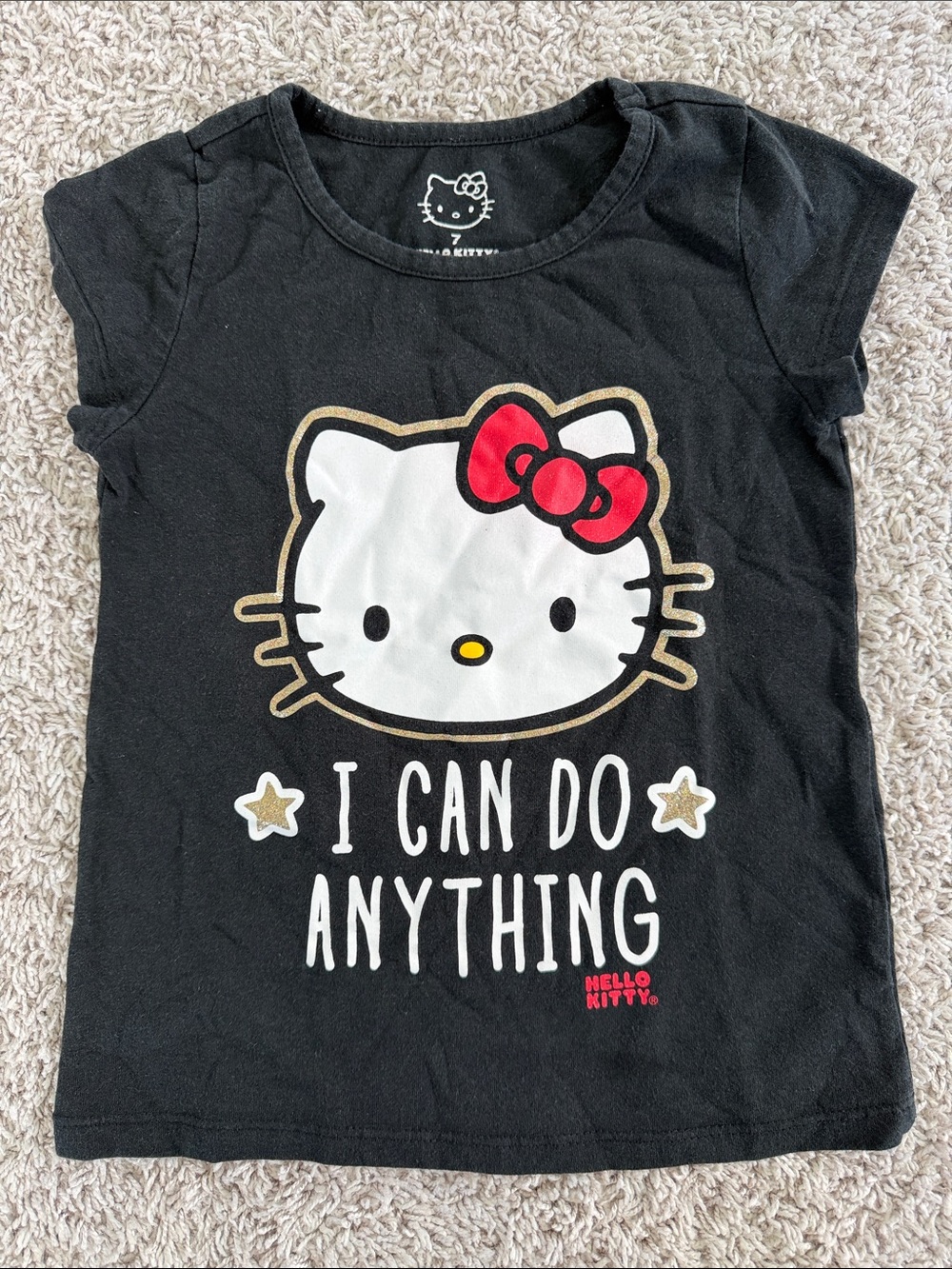 Hello Kitty Black Graphic Tee